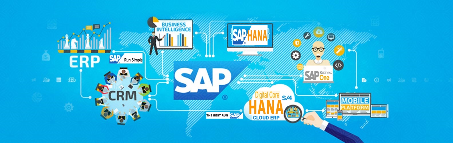 Not Stop Information Technology Network Services L.L.C. ERP Solutions offer SAP HANA, SAP S/4 HANA, SAP Business One