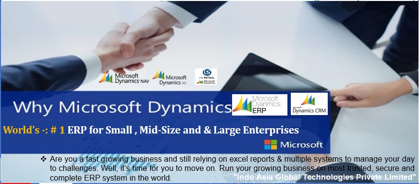  Not Stop Information Technology Network Services  offer MICROSOFT DYNAMICS NAV, AX & LS RETAILS -ERP & CRM SERVICE CONSULTANT | SALES | SUPPORT | CUSTOMIZATION | IMPLEMENTATION | FULL LIFECYCLE SUPPORT