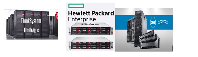 Not Stop Information Technology Network Services  Services offers DELL EMC, HPE, LENOVO Server & Storage comprehensive, cost efficient and packaged solutions